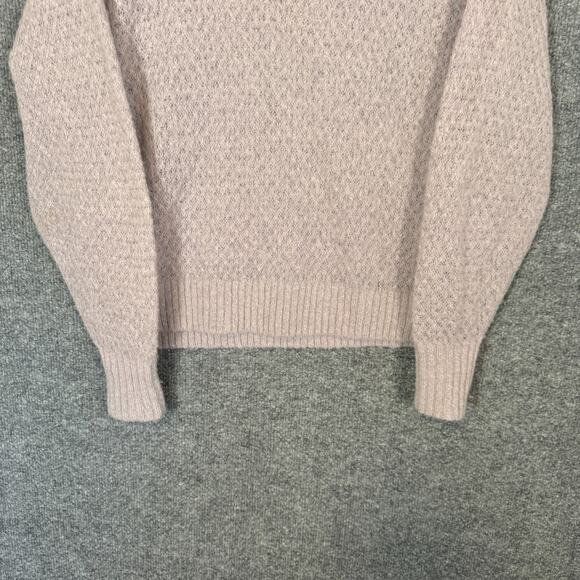 Everlane Sweater Womens XS Purple Lightweight Open Knit Alpaca Merino Wool Blend - Picture 2 of 8